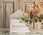 SAVE THE DATES photo vellum plexi  Callendar Clear Sage green  Gold Save the Date Cards with Photo, Plexi Clear Save Our Dates with Photo 10