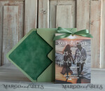 SAVE THE DATES photo vellum plexi  Sage Green Velvet Save the Date Cards with Photo, Velvet Save Our Dates with Photo Gold Foil Calendar Cards 9