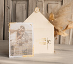 SAVE THE DATES photo vellum plexi   Save the Date Cards with Photo, Vellum Golden Save Our Dates with Photo 15