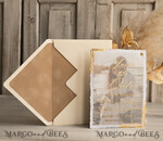 SAVE THE DATES photo vellum plexi   Save the Date Cards with Photo, Vellum Golden Save Our Dates with Photo 15