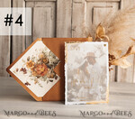SAVE THE DATES photo vellum plexi   Terracotta Save the Date Cards with Photo, Burnt Orange Vellum Golden Save Our Dates with Photo 14
