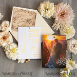 THANK YOU CARDS photo gold vellum plexi Plexi Wedding Photo Thank You Cards, Golden Wedding Thank You Cards with Photo, Minimalist Thank You Cards Wedding7