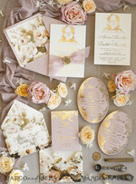 WEDDING INVITATIONS Vintage Baroque Vintage Baroque Wedding Invitation suite  Beige Golden Fine art Roses Wedding Invitations with rsvp Victorian wedding crest Chinoiserie Invites Royal Ornamental frame17