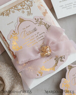 WEDDING INVITATIONS Vintage Baroque Vintage Baroque Wedding Invitation suite  Beige Golden Fine art Roses Wedding Invitations with rsvp Victorian wedding crest Chinoiserie Invites Royal Ornamental frame25