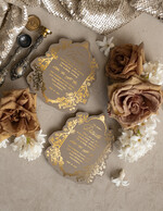 WEDDING INVITATIONS Vintage Baroque Vintage Baroque Wedding Invitation suite  Beige Golden Fine art Roses Wedding Invitations with rsvp Victorian wedding crest Chinoiserie Invites Royal Ornamental frame25