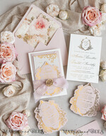 WEDDING INVITATIONS Vintage Baroque Vintage Baroque Wedding Invitation suite  Beige Golden Fine art Roses Wedding Invitations with rsvp Victorian wedding crest Chinoiserie Invites Royal Ornamental frame15