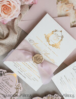 WEDDING INVITATIONS Vintage Baroque Vintage Baroque Wedding Invitation suite  Beige Golden Fine art Roses Wedding Invitations with rsvp Victorian wedding crest Chinoiserie Invites Royal Ornamental frame15