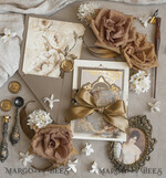 WEDDING INVITATIONS Vintage Baroque Vintage Baroque Wedding Invitation suite  Beige Golden Fine art Roses Wedding Invitations with rsvp Victorian wedding crest Chinoiserie Invites Royal Ornamental frame31