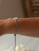 Geschenke zum Muttertag Schmuck für Mama zum Muttertag Geschenk für Mama – Armband mit Vergissmeinnicht-Blume in Geschenkbox mit Widmung5