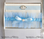 BRIDE bolero, robes, garter Geschenkidee für die Braut Strumpfband Strumpfband Etwas Blaues Geschenk für die Braut von der Trauzeugin JGA4