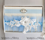 BRIDE bolero, robes, garter Geschenkidee für die Braut Strumpfband Strumpfband Etwas Blaues Geschenk für die Braut von der Trauzeugin JGA5
