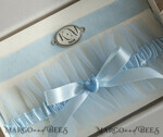 BRIDE bolero, robes, garter Geschenkidee für die Braut Strumpfband Doppeltes Strumpfband-Set für die Braut – edel & romantisch in Geschenkbox mit Gedicht – perfektes Geschenk zur Hochzeit5