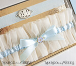 BRIDE bolero, robes, garter Geschenkidee für die Braut Strumpfband Strumpfband Etwas Blaues Geschenk für die Braut von der Trauzeugin JGA5