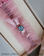BRIDE bolero, robes, garter Geschenkidee für die Braut Strumpfband Tüll-Strumpfband in Geschenkbox – Überraschung vom Junggesellinnenabschied4