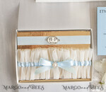BRIDE bolero, robes, garter Geschenkidee für die Braut Strumpfband Strumpfband Etwas Blaues Geschenk für die Braut von der Trauzeugin JGA5