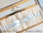 BRIDE bolero, robes, garter Geschenkidee für die Braut Strumpfband Strumpfband Etwas Blaues Geschenk für die Braut von der Trauzeugin JGA5
