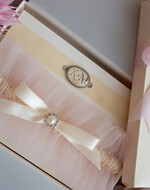 BRIDE bolero, robes, garter Geschenkidee für die Braut Strumpfband Strumpfband – die besondere Geschenkidee für die Braut mit den Initialen des Brautpaares und dem Hochzeitsdatum4