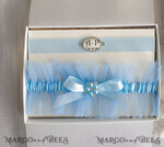 BRIDE bolero, robes, garter Geschenkidee für die Braut Strumpfband Strumpfband Etwas Blaues Geschenk für die Braut von der Trauzeugin JGA5