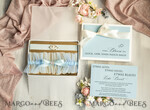 BRIDE bolero, robes, garter Geschenkidee für die Braut Strumpfband Strumpfband – die besondere Geschenkidee für die Braut getrockneten Vergissmeinnicht-Blüte5