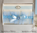 BRIDE bolero, robes, garter Geschenkidee für die Braut Strumpfband Strumpfband Etwas Blaues Geschenk für die Braut von der Trauzeugin JGA5