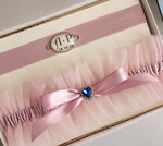 BRIDE bolero, robes, garter Geschenkidee für die Braut Strumpfband Strumpfband Etwas Blaues Geschenk für die Braut von der Trauzeugin JGA3