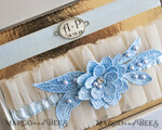 BRIDE bolero, robes, garter Geschenkidee für die Braut Strumpfband Strumpfband Etwas Blaues Geschenk für die Braut von der Trauzeugin JGA5
