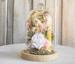 Geschenke zum Muttertag Glaskuppel mit Trockenblumen Glaskuppel mit Trockenblumen & Rose – Geschenkidee zum Muttertag5