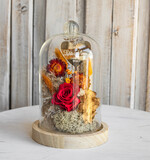 Geschenke zum Muttertag Glaskuppel mit Trockenblumen Glaskuppel mit Trockenblumen & Rose – Geschenkidee zum Muttertag4