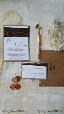 WEDDING INVITATIONS rustic / country / shabby chick vintage rustic invites7