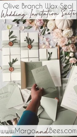 HOCHZEITS EINLADUNGEN Moderne Einladungen Florale Karten Oliven Toskana Hochzeitskarten, Elegante einfache Hochzeitseinladung Suite • Griechische Reise Hochzeitsstationery • Natürliche Oliven Luxus Hochzeitskarten13