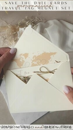 DATEN MERKEN Strand-Reise-Magnete Personalisierte Reise Save the Date Acryl-Tag Magnet und Karte, Gold Tag Hochzeit Save The Dates Acrylmagnete, Save The Date Karten4