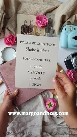 WEDDING GUEST BOOKS Velvet Instax Guestbook Elegant Blush Pink Instax velvet Wedding GuestBook Gold, Large Instant Wedding Guest Book, Polaroid velvet Guestbook Pink Golden wedding8