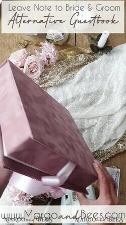 WEDDING GUEST BOOKS alternative guest book  Alternative Guestbook Wedding Mad Lib Sheets in Velvet Box Marriage advice mad lib Box Instax Leave a Note to Bride & Groom Personalised Box7