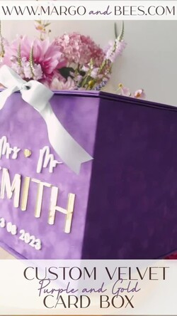  CARD BOXES velvet card boxes Wedding Wishing Well Card Box, Gift Card Box, Velvet purple wedding wishing well  money gift card box, Personalized Wedding Card Box, Luxury Card Box, Wedding Card Box with Lid, Wedding Money Box, Wedding Card Box, BVpx37