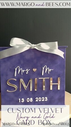  CARD BOXES velvet card boxes Gift Card Box & Cards, Velvet Navy Blue wedding wishing well money gift card box, Personalized Wedding Card Box, Luxury Card Box, Wedding Card Box with Lid, Wedding Money Box, Wedding Card Box8