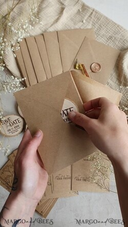 SAVE THE DATES rustic boho magnets Rustic Save The Date Magnet & Card Modern Craft Save Our Date Wood Magnets Boho save dates Cards wooden slice Magnets floral card6