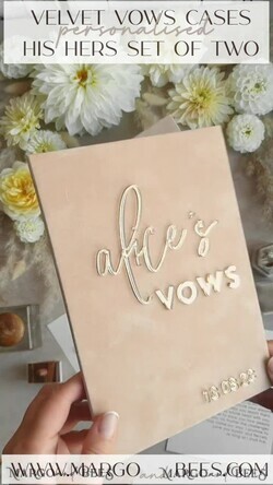 WEDDING VOWS Acrylic Clear Gold Bride and groom vow books, wedding vow books, personalized vow booklets, his and her vow books, custom wedding vow cases, bridal shower gift17