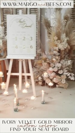 TABLE PLANS AND WEDDING WELCOME SIGNS plexi gold / velvet ivory velvet & Gold Modern velvet Seating Chart, Arch Elegant Find Your Seating Plan, Elegant Wedding Table Plan, Wedding Decoration with golden letters, Reception Signage, Custom Ceremony Sign23