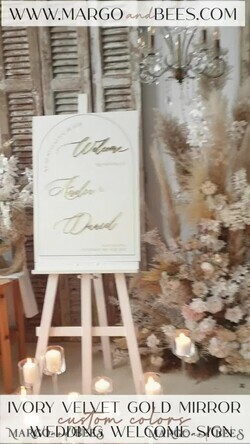 TABLE PLANS AND WEDDING WELCOME SIGNS plexi gold / velvet Arch Velvet Wedding Welcome Sign, Golden Wedding Decor, Personalised Wedding Sign, Elegant Welcome Wedding Board 46