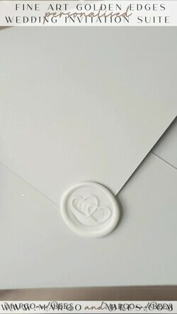 WEDDING INVITATIONS modern calligraphy / fine art Ivory Gold Wedding Invitation, Floral Wedding Invitation, Tuscany Italian Invitation suite, Wreath Monogram wedding invitation suite, Deckled Edge Invites, Torn Edge Wedding Invitations golden, Fine Art Wedding Invitation Suite, Deckled Edge Paper7