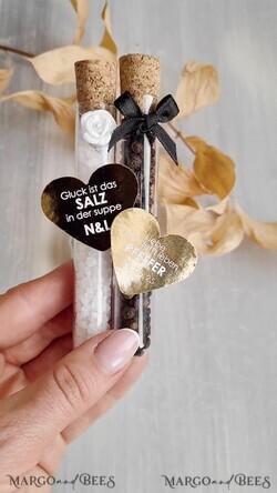 WEDDING FAVORS gastgeschenke hochzeit GastgeschenkeHochzeit wir gehoren zusammen wie Salz Pfeffer Gastgeschenk Pfeffer & Salz für Eure Hochzeitsgäste , Gastgeschenk Hochzeit Brautpaar Pfeffer & Salz mit Name8