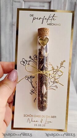 WEDDING FAVORS gastgeschenke hochzeit Personalisierte Gastgeschenke Hochzeit mit Blumensamen Reagenzglas, personalisiert Gastgeschenk Hochzeit Samen handgemachte Gastgeschenk Hochzeit Brautpaar7