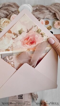 WEDDING INVITATIONS Vintage Baroque Vintage Baroque Wedding Invitation suite  Beige Golden Fine art Roses Wedding Invitations with rsvp Victorian wedding crest Chinoiserie Invites Royal Ornamental frame23