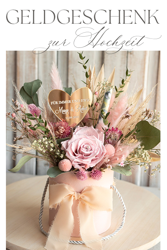 Geldgeschenk zur Hochzeit 