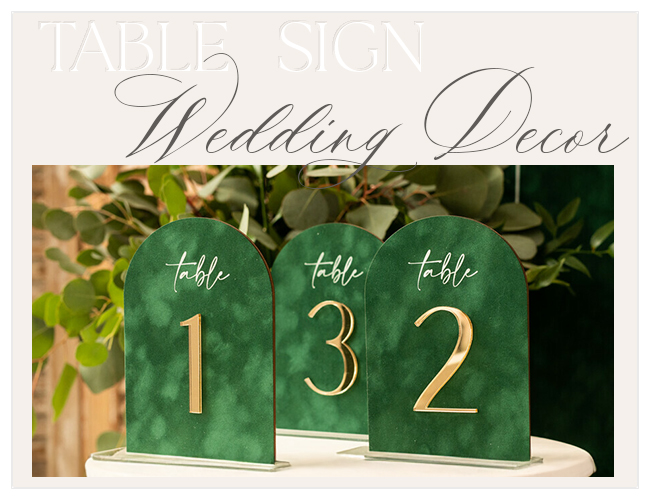 Table Sign